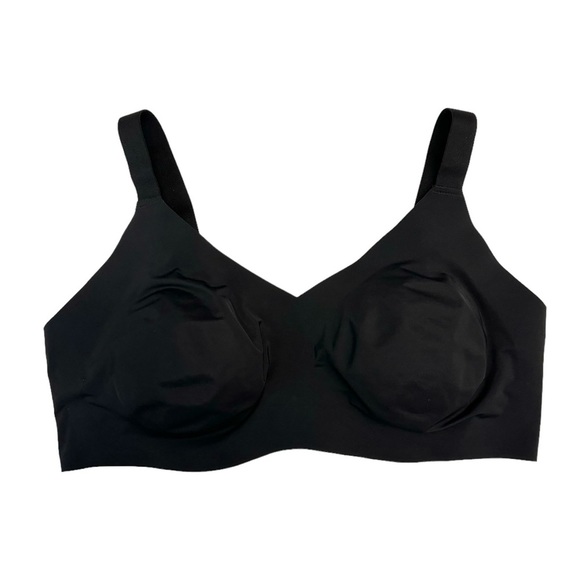 Knix Black Wide Strap Padded V-Neck Bra Size 8+, NWT - Picture 3 of 10